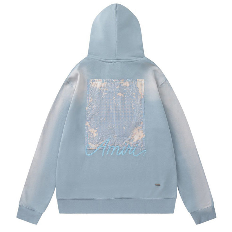 AMIRI Bandana-Embellished Cotton Hoodies