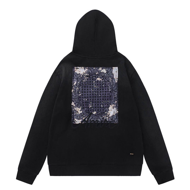 AMIRI Bandana-Embellished Cotton Hoodies